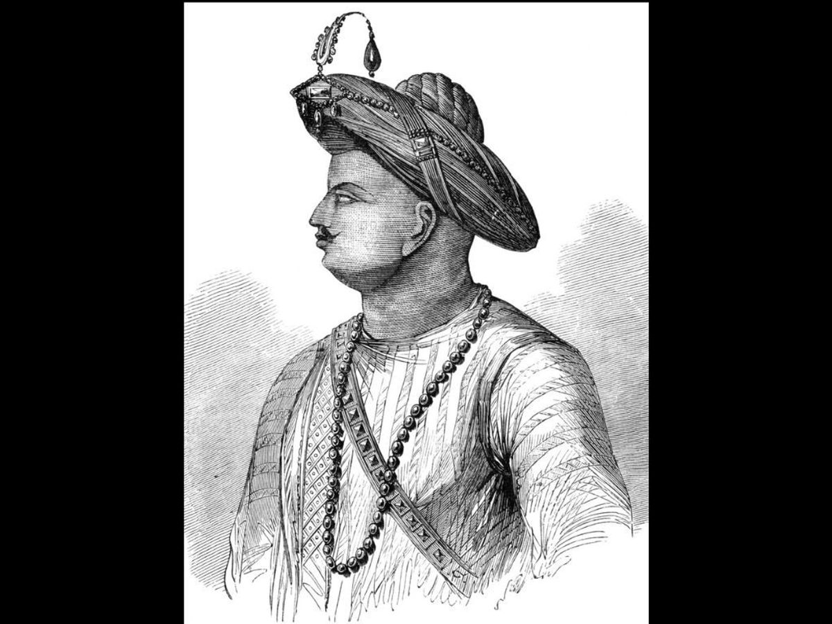 18th century Indian king Tipu Sultan