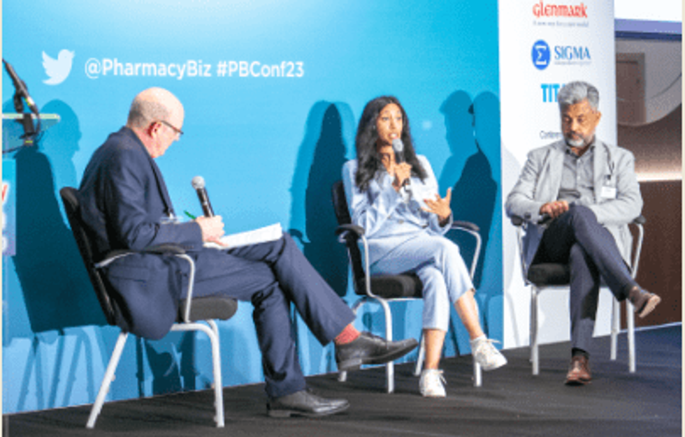 5 From left Gareth Jones Yasmin Karsan and Raj Rohilla