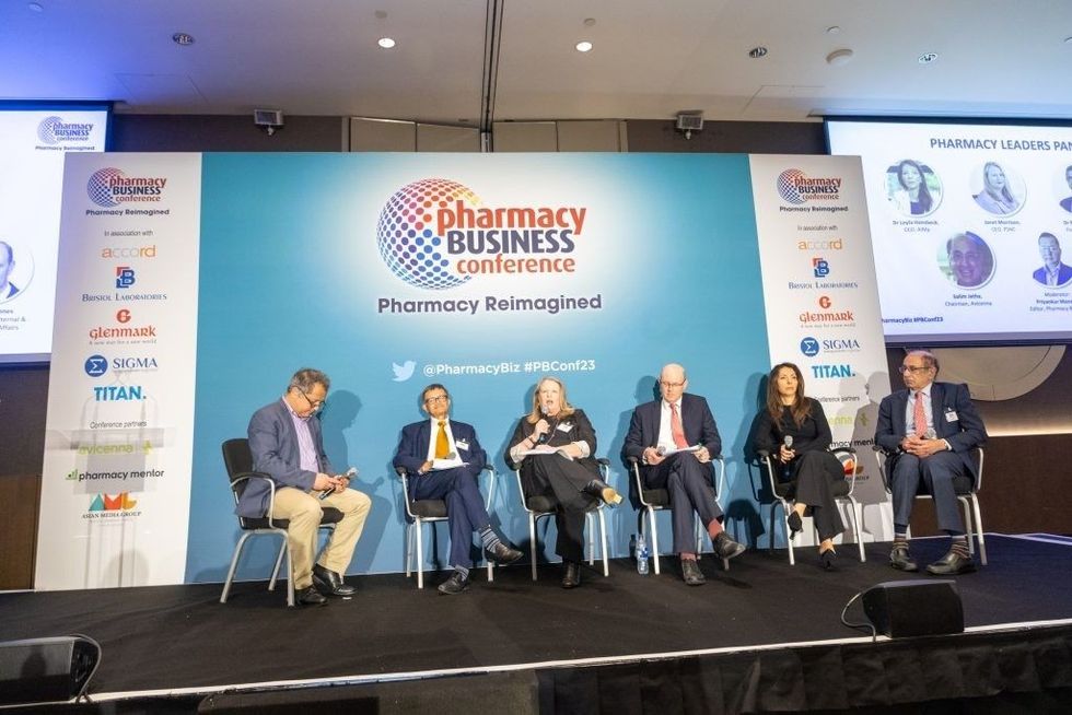 6 Priyankur Mandav PB ed Dr Bharat Shah CBE founder Sigma Pharmaceuticals Janet Morrison OBE Gareth Jones Dr Leyla Hannbeck Salim Jetha chair Avicenna