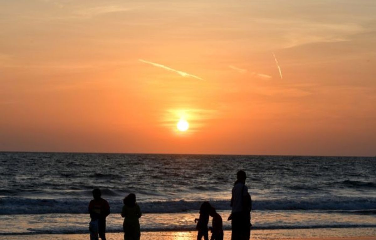 A beach in India's Goa state