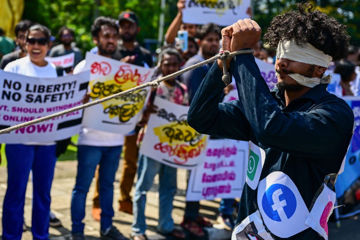 Why Sri Lanka's new social media law has left US worried