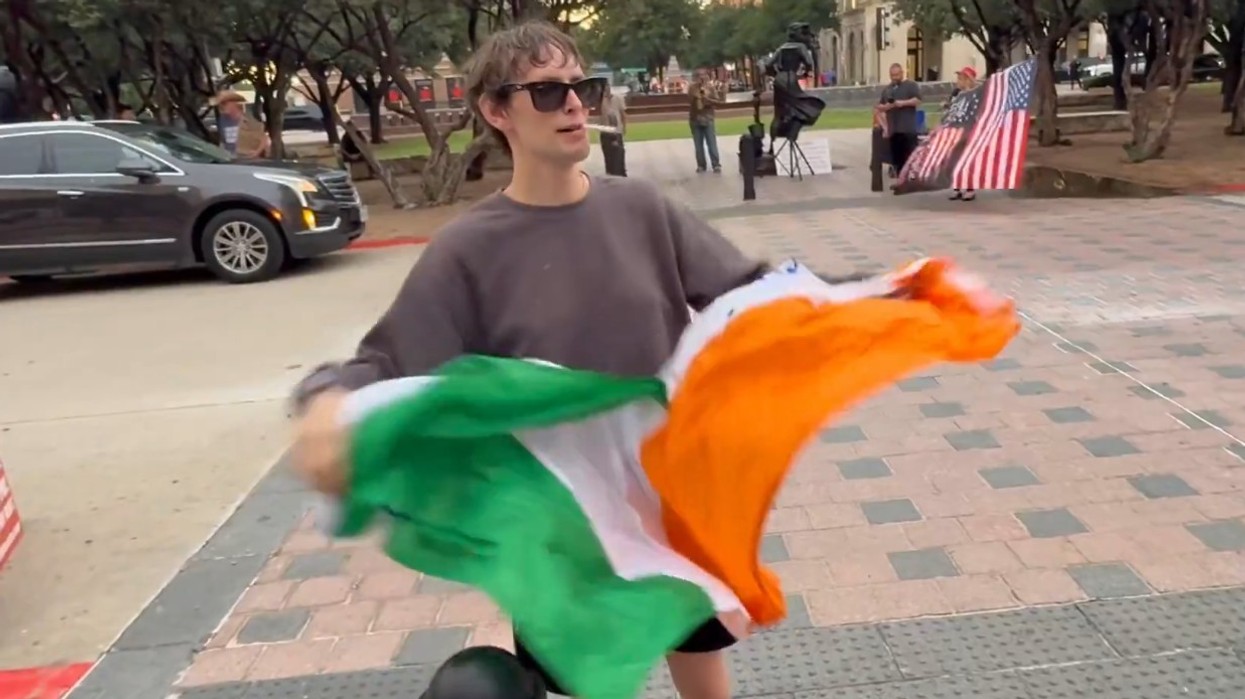 Lawmakers denounce tearing of Indian flag in Texas