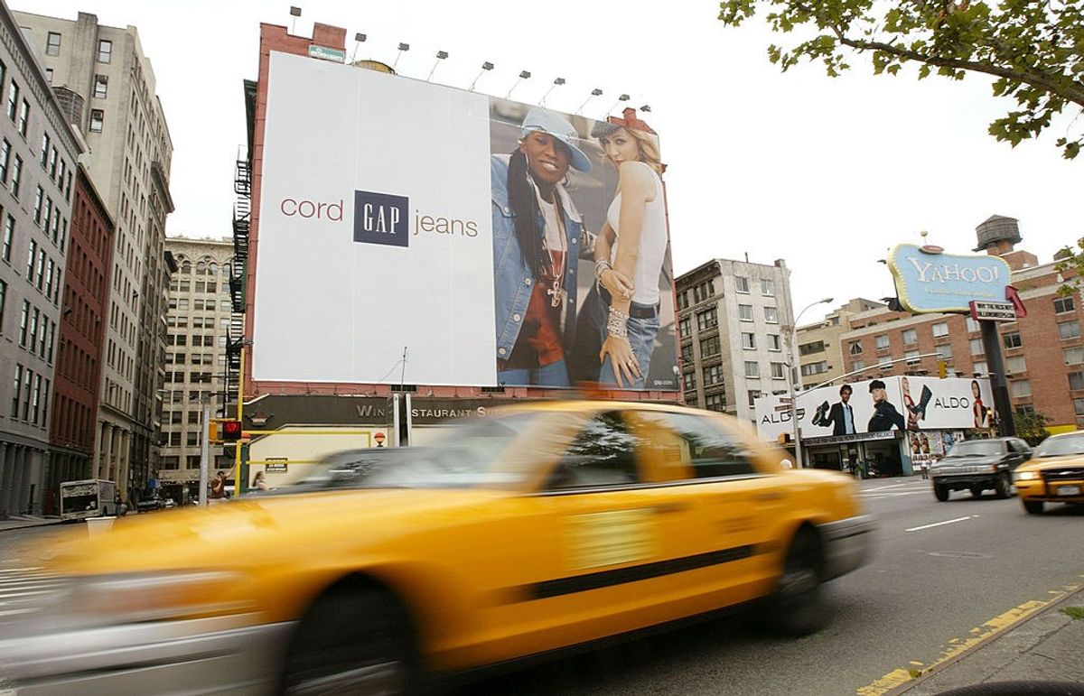 A Gap advertisement in the US