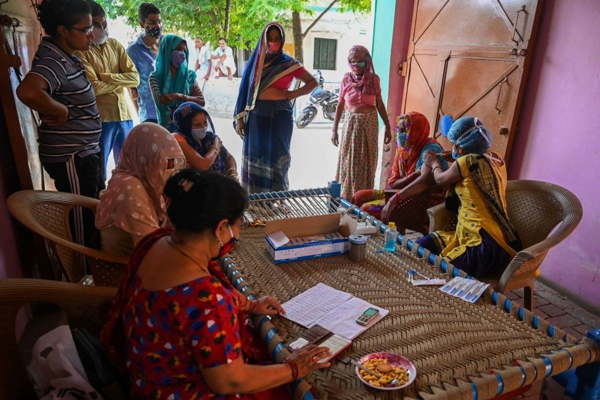India's unequal coronavirus battle: Women trail men in Covid-19 vaccination drive