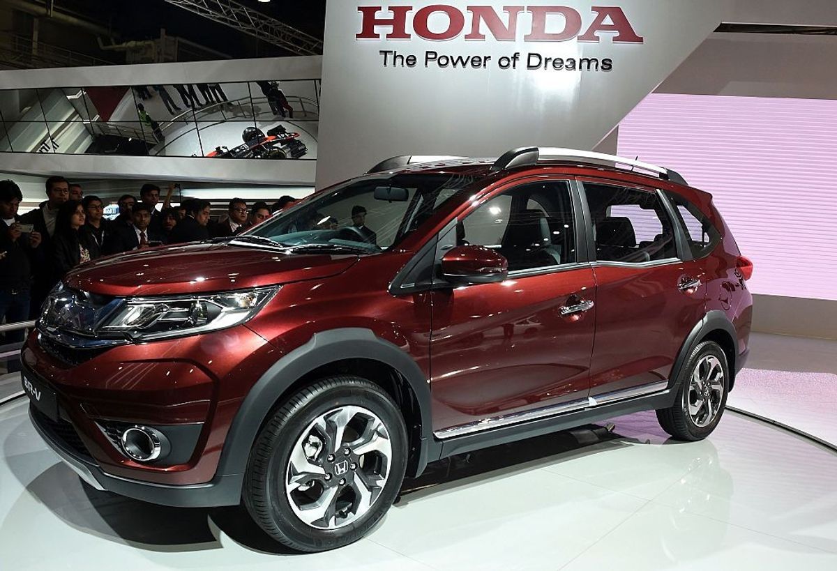 A Honda car