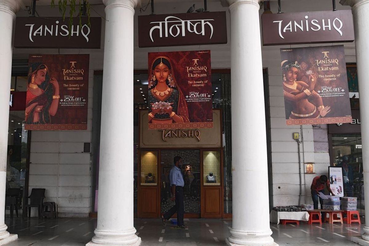 Indian jewellery chain Tanishq withdraws ad after outrage by Hindu hardliners