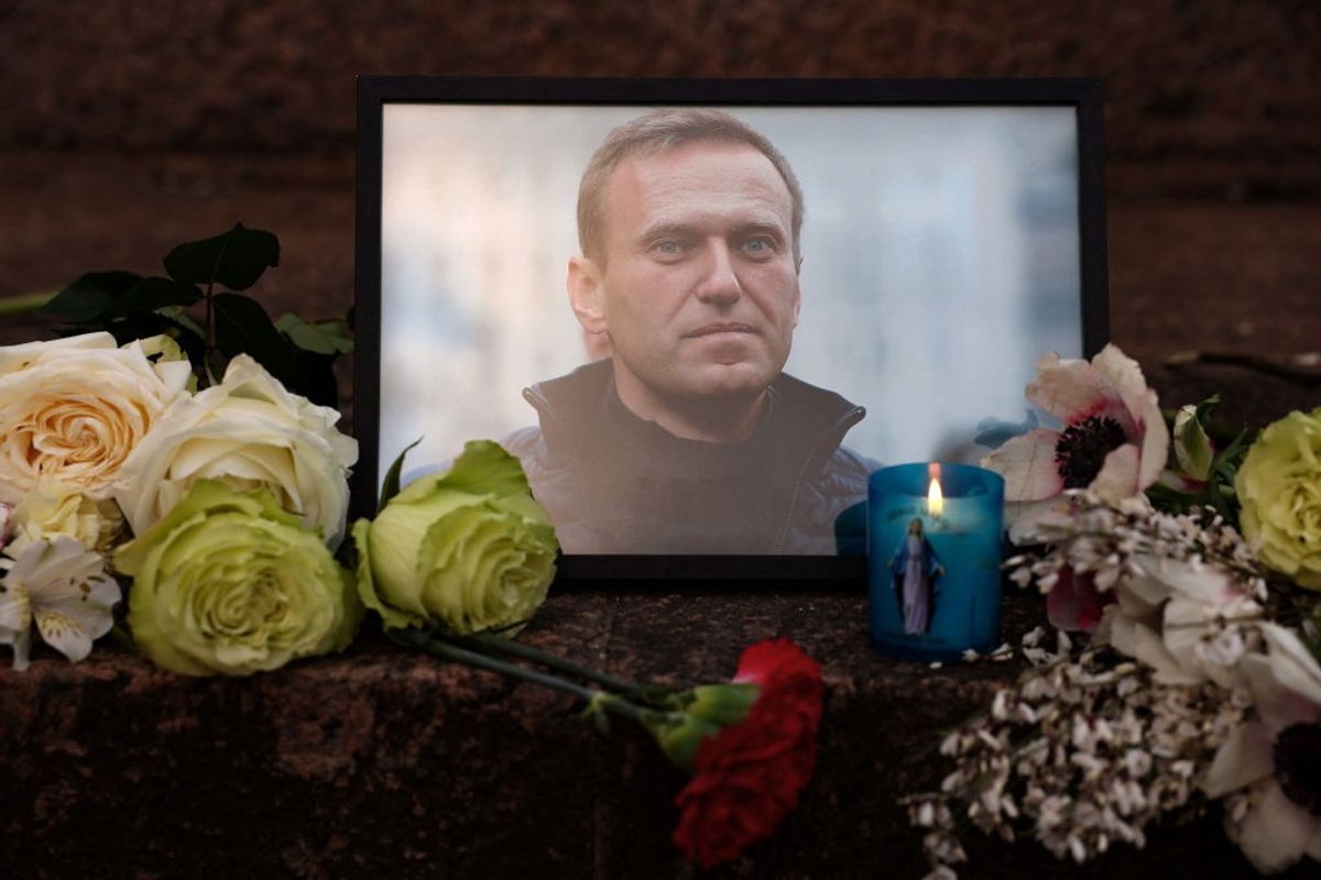 A portrait of Alexei Navalny