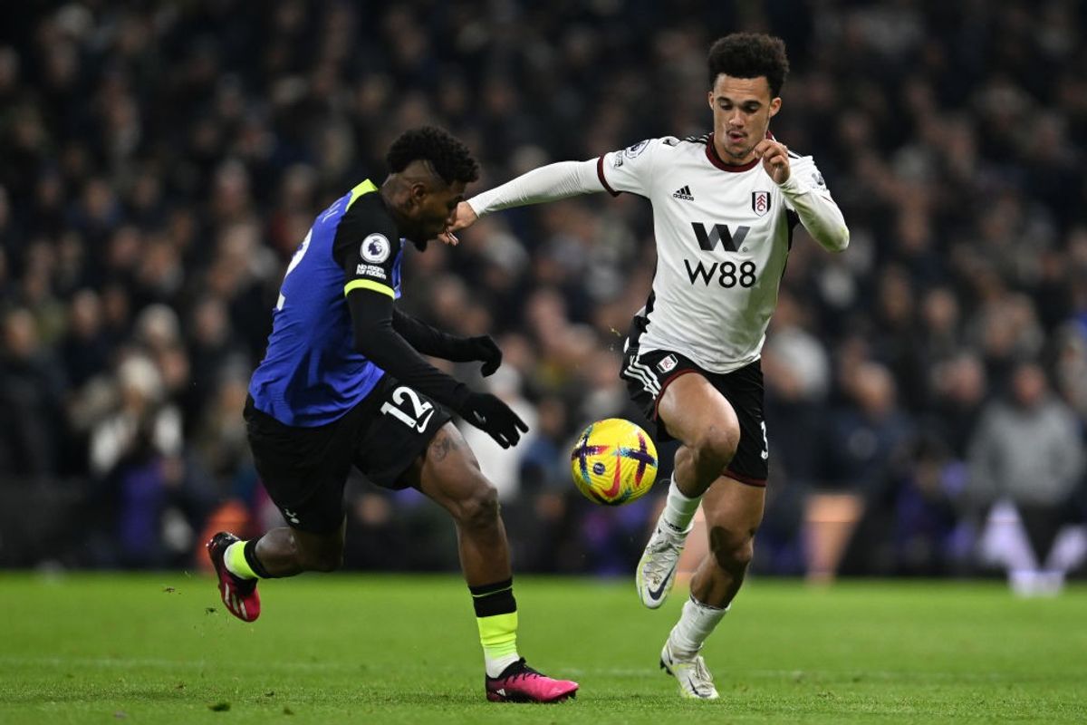 A scene from an English Premier League game