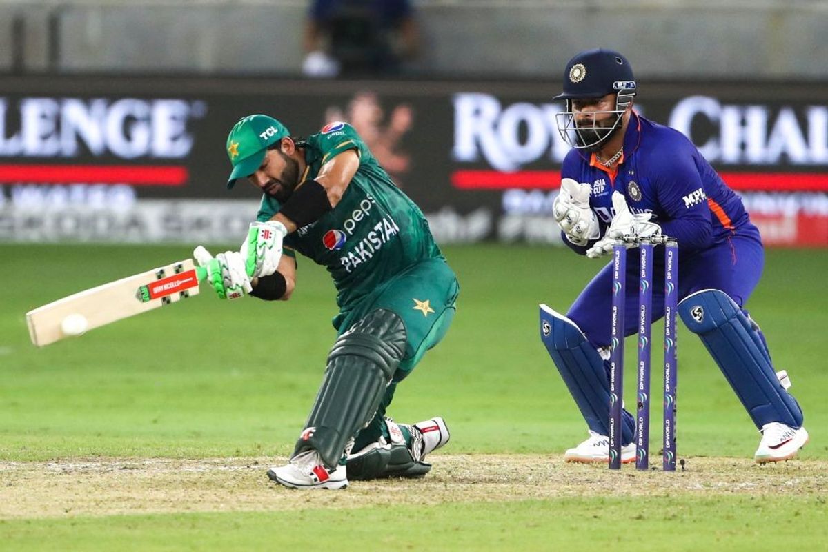 A scene from India-Pakistan match in Asia Cup 2022 in Dubai, UAE.