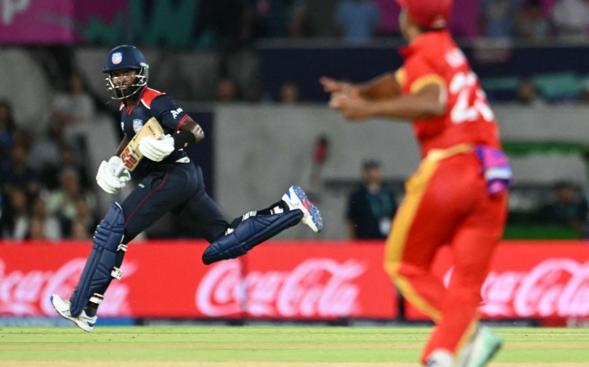 A scene from the USA-Canada match at T20 World Cup 2024