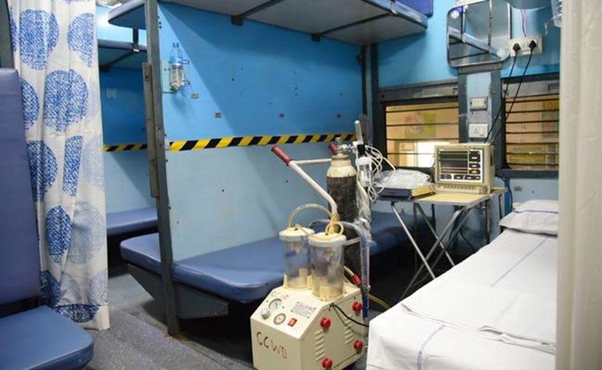 Indian Railways converts coaches into isolation wards