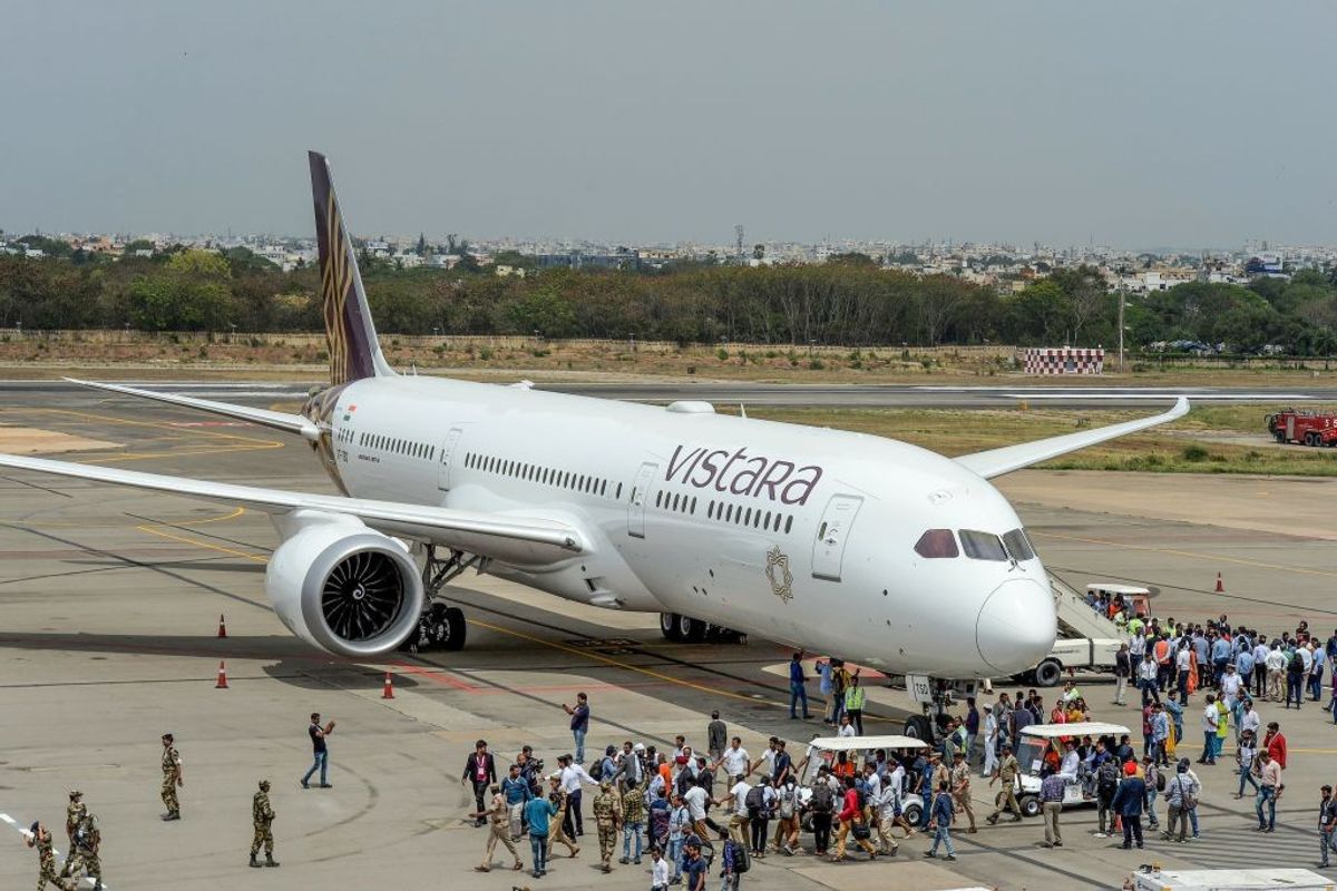A Vistara aircraft