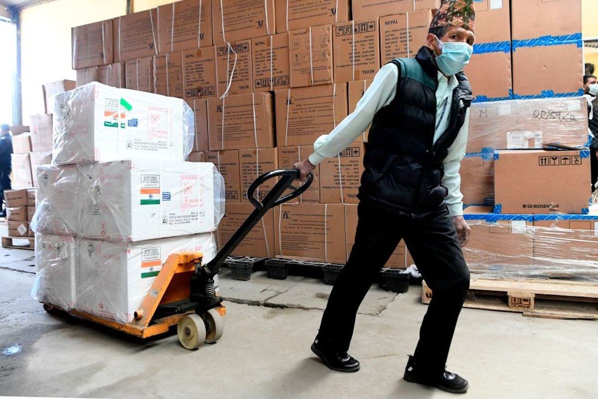 India gives medical equipment worth millions to Nepal Army to fight Covid