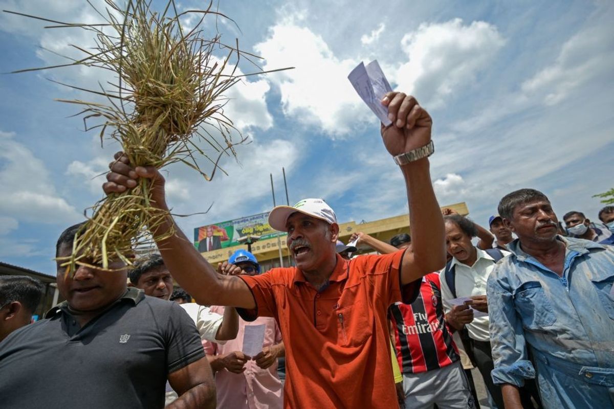 Sri Lanka workers defy strike ban to protest rescue plan