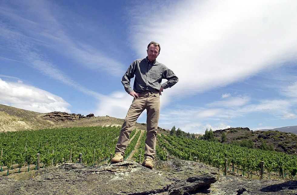 Actor and wine grower Sam Neill on his Alex Paddocks property