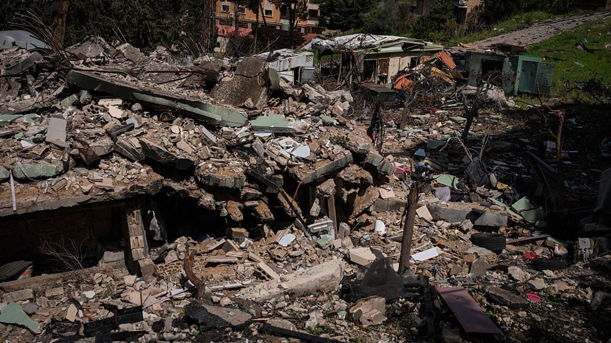 Aftermath of an IDF airstrike