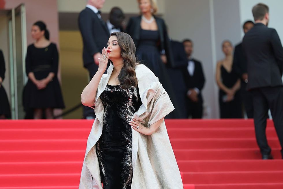 Aishwarya Rai attends "La Venue De L'avenir" red carpet at 78th Cannes