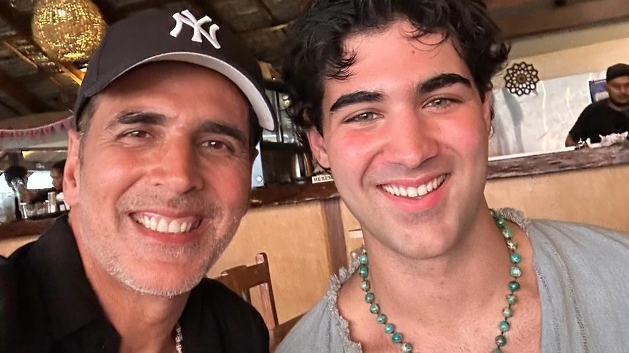Akshay Kumar & elder son Aarav Bhatia