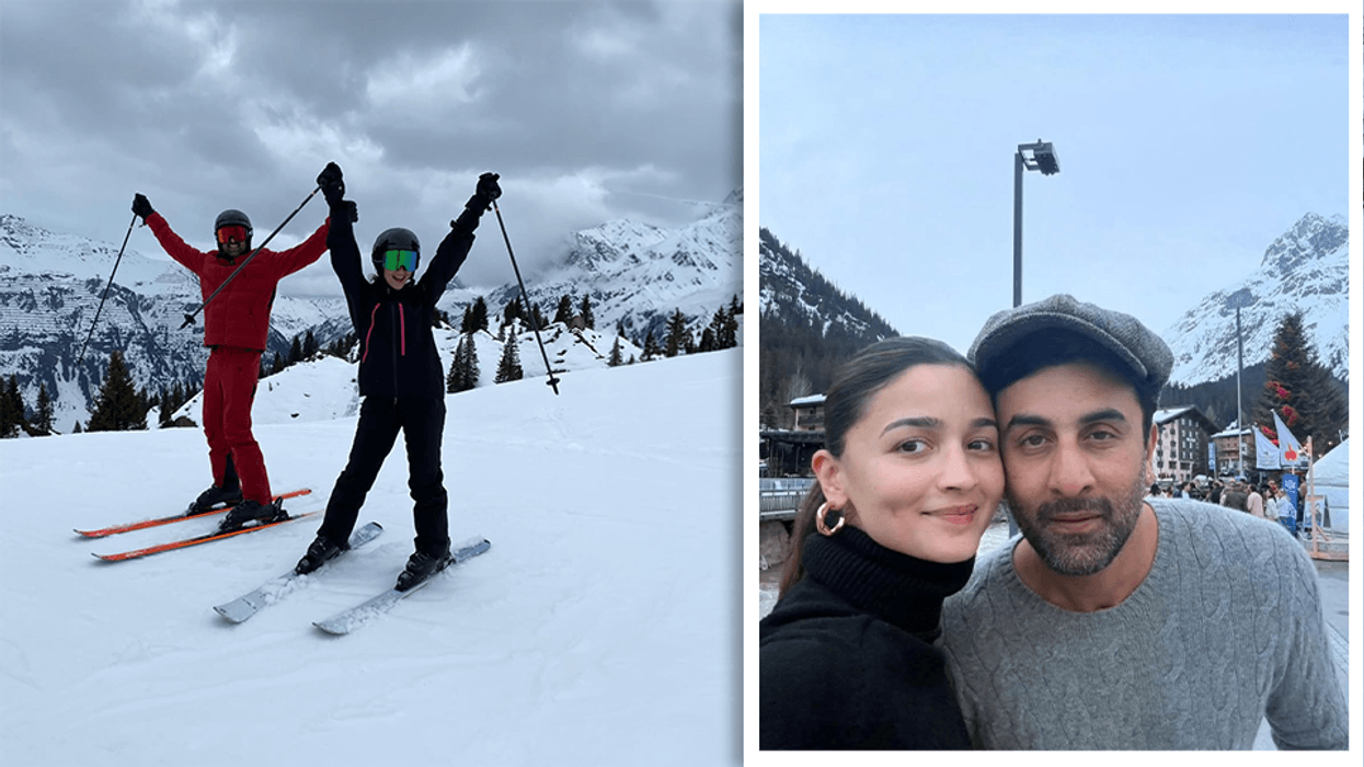 Alia Bhatt and Ranbir Kapoor in Austrian Alps