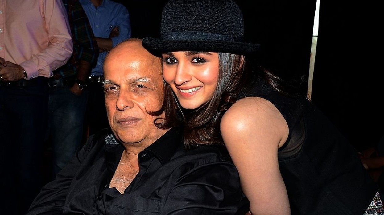 Alia Bhatt with father Mahesh Bhatt