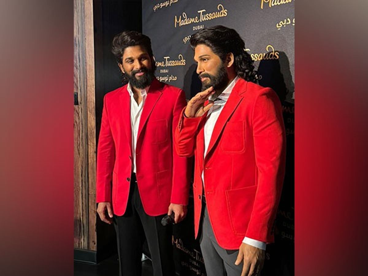 Allu Arjun unveils his wax statue at Madame Tussauds in Dubai