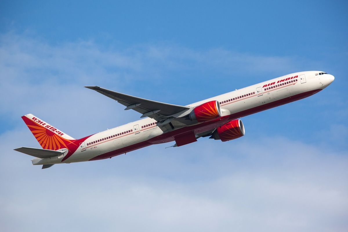 An Air India flight