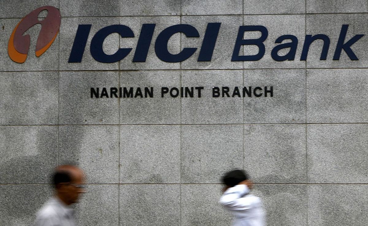 An ICICI Bank branch in Mumbai, India.