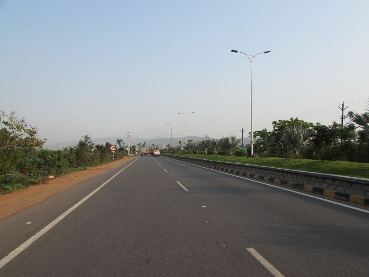 An Indian national highway