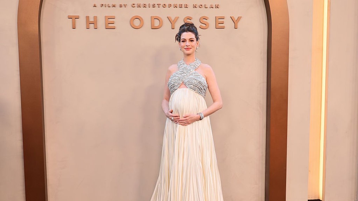 Anne Hathaway attends "The Odyssey" New York Premiere