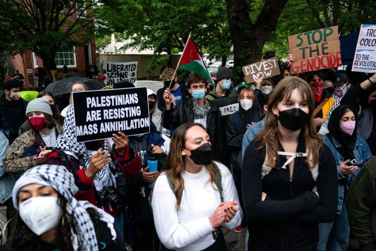 Ant-Israel campus protests in US