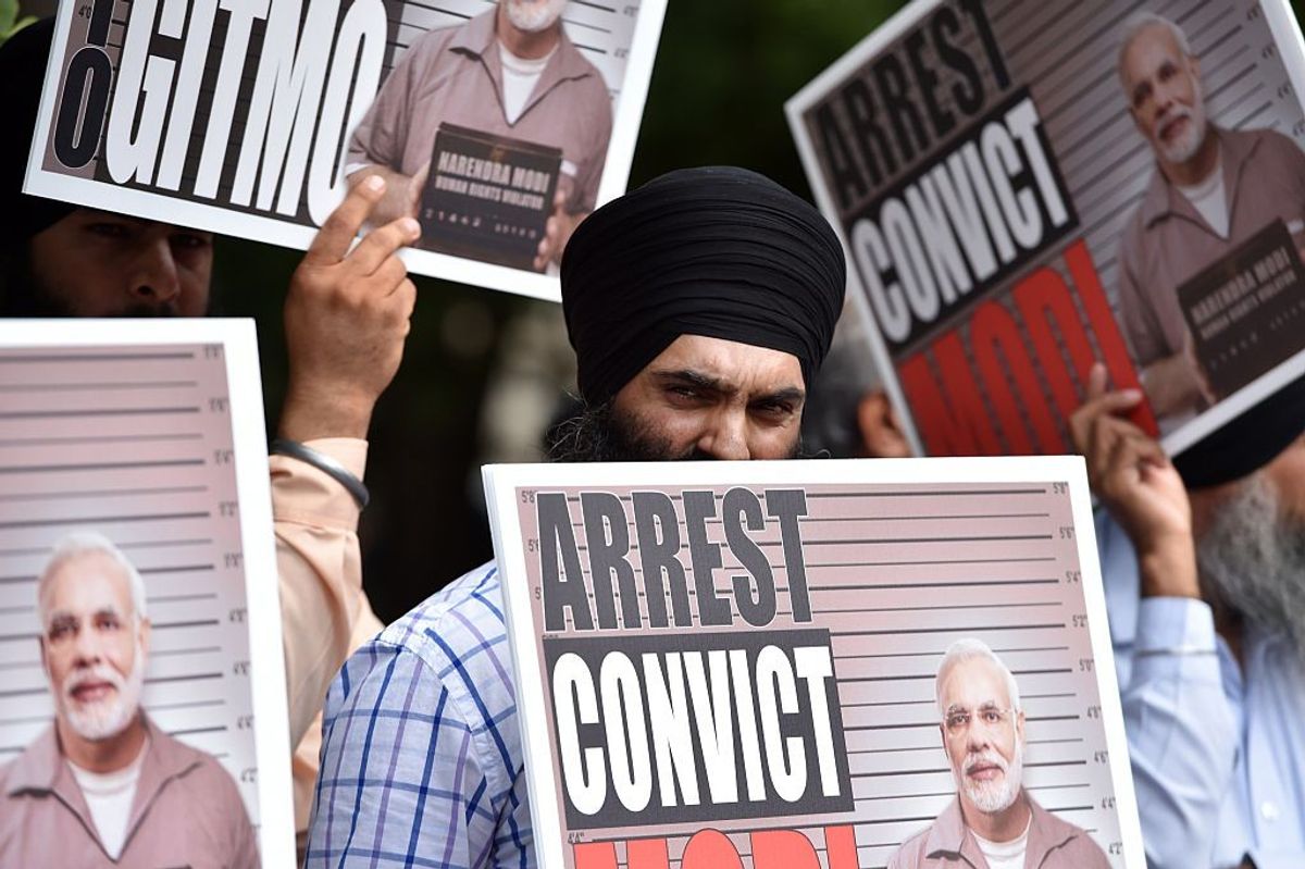 Anti-Modi protests in US