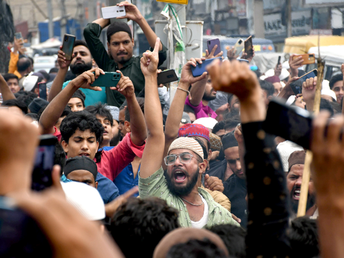 Anti prophet Muhammad remarks protests in India