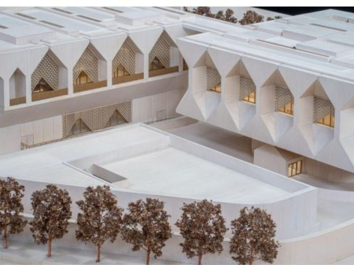 Architectural model of the new KNMA, New Delhi. Courtesy David Adjaye Associates and KNMA