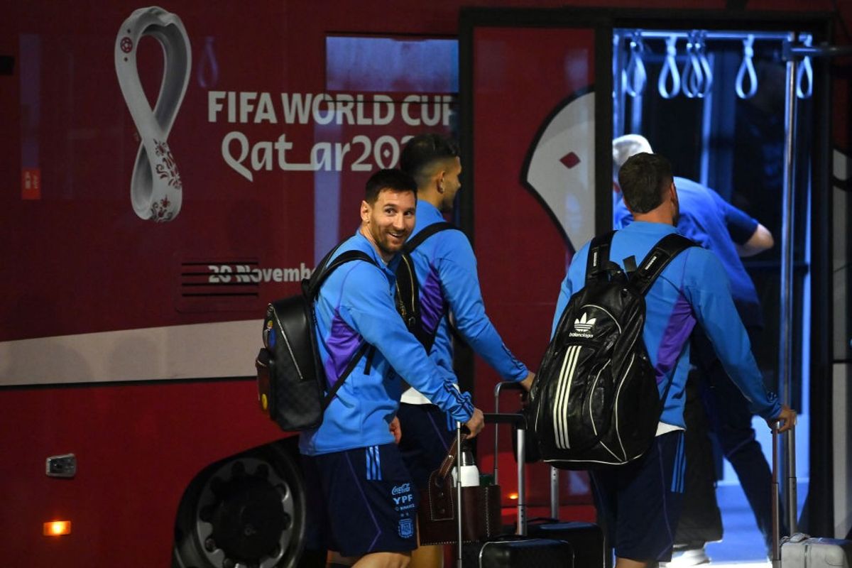 Argentina team in Qatar to play in FIFA World Cup 2022