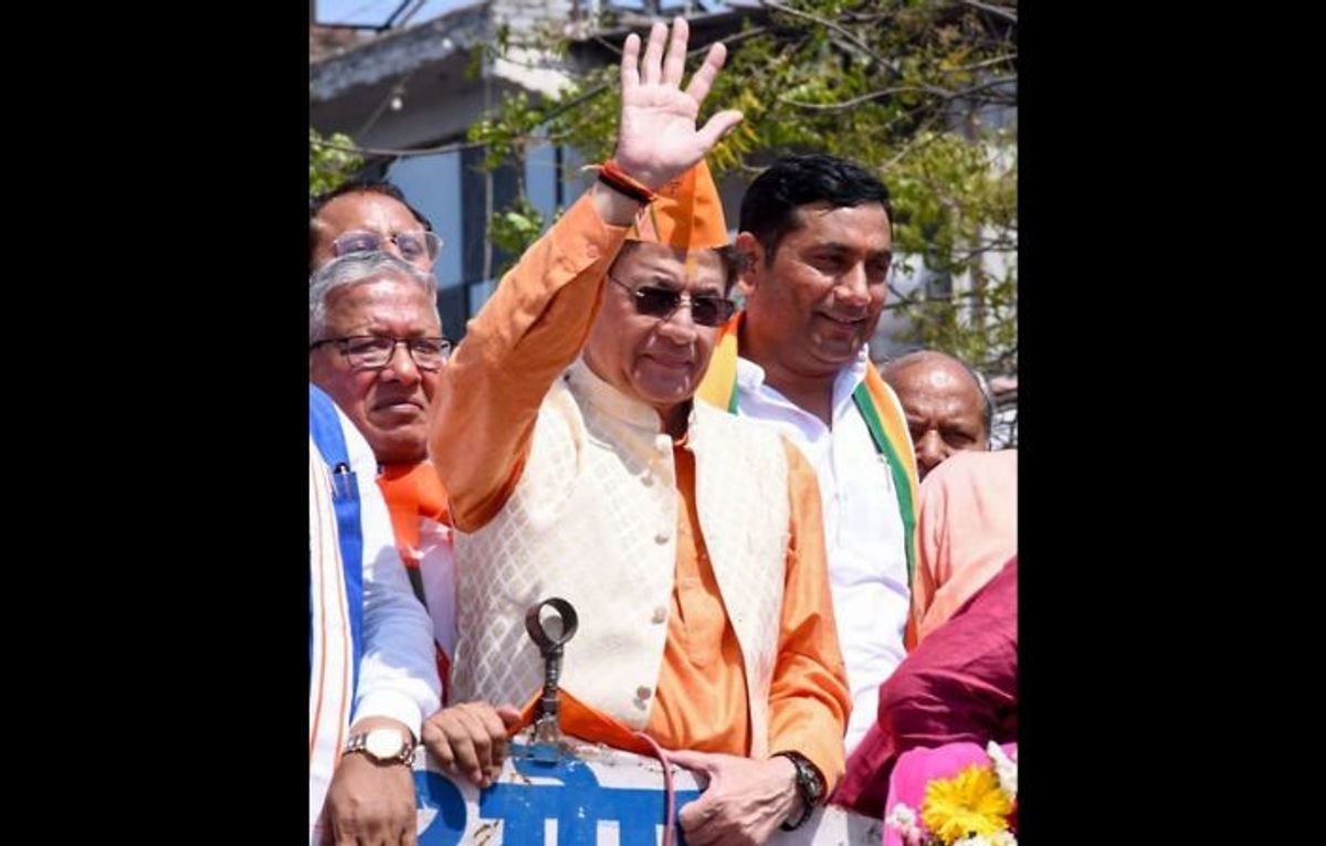 Arun Govil, who is contesting 2024 national elections in India from Meerut in Uttar Pradesh state