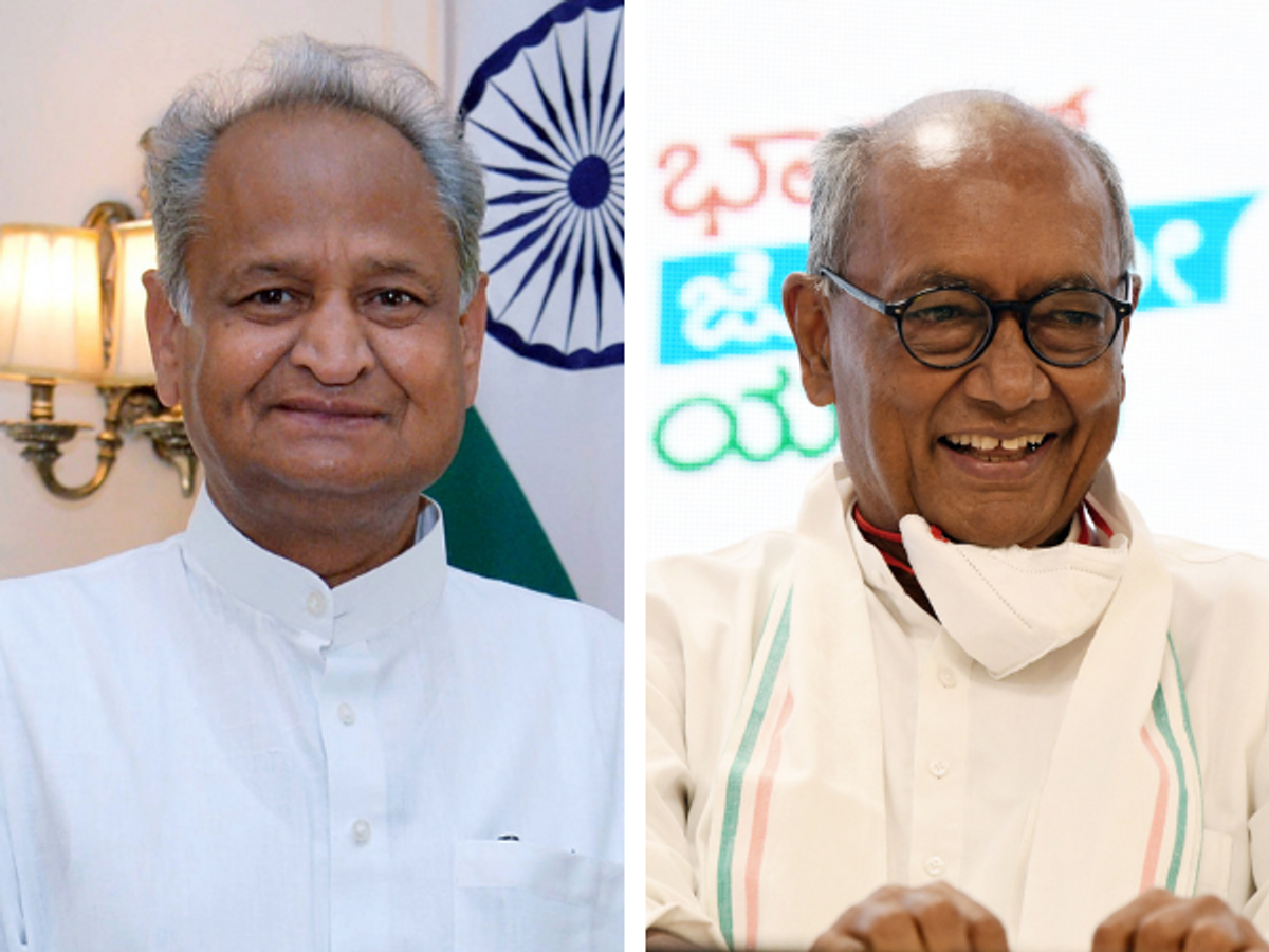 Ashok Gehlot and Digvijaya Singh