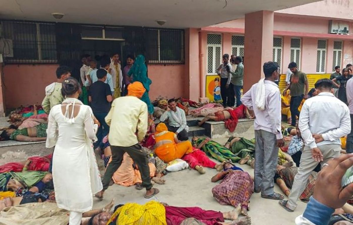 At least 87 killed in a stampede at a religious event in Hathras in the northern Indian state of Uttar Pradesh