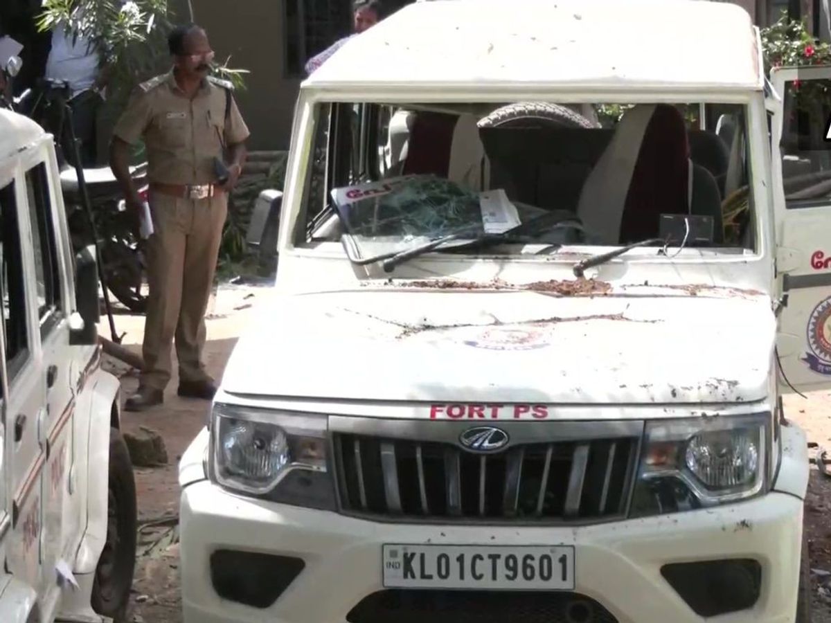Attack at Vizhinjam police station in India's Kerala