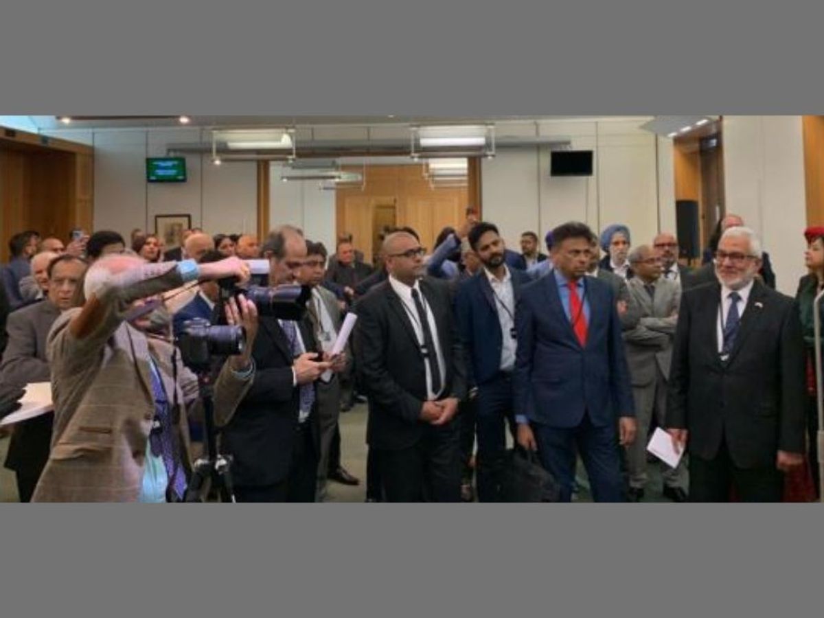 Attendees at the formal launch of the All Party Parliamentary Group for British Gujaratis on April 25, 2023.