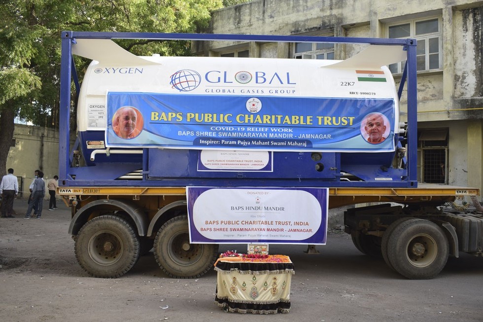 BAPS Charities join relief efforts during Covid second wave in India