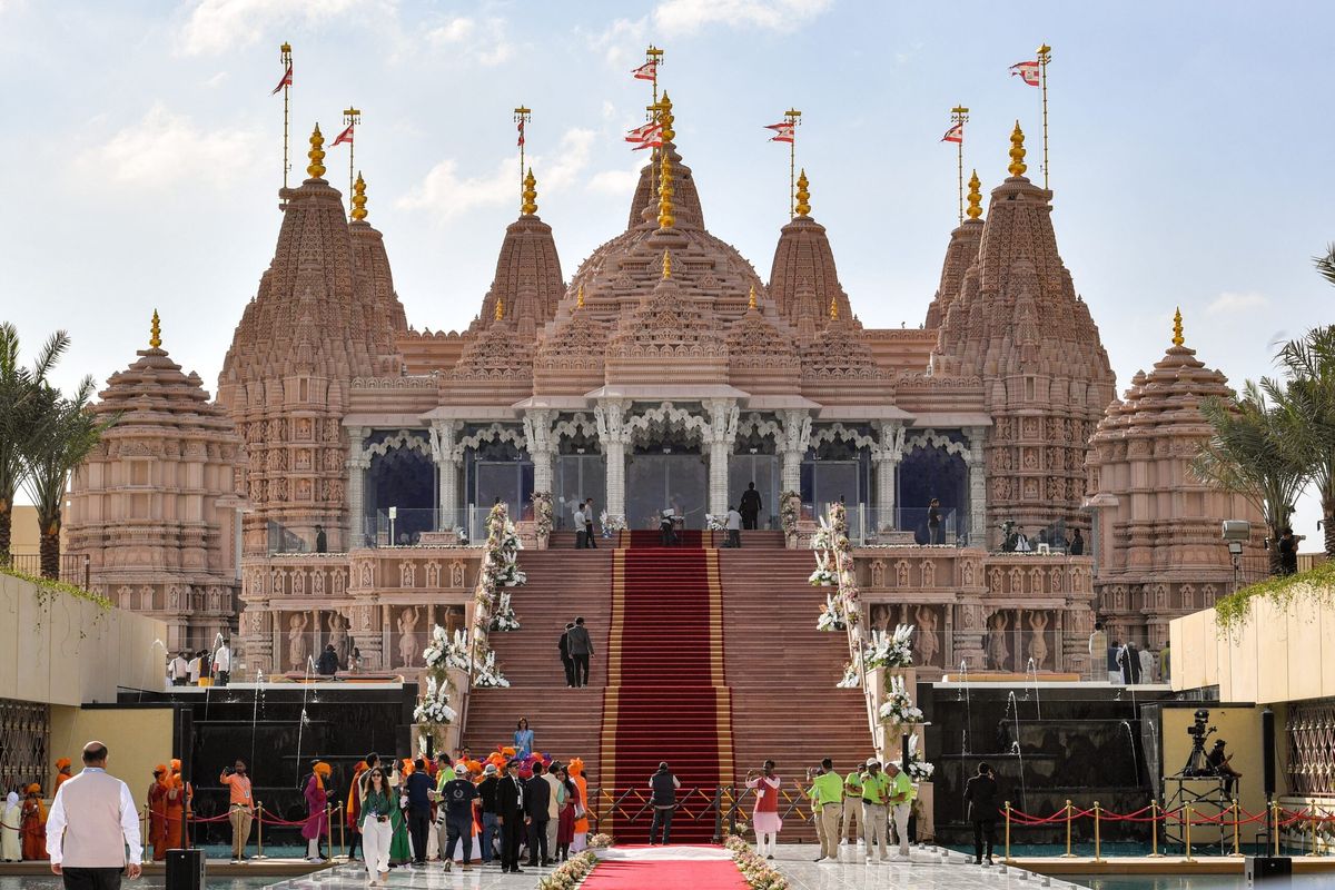 BAPS Hindu Mandir in Abu Dhabi, UAE