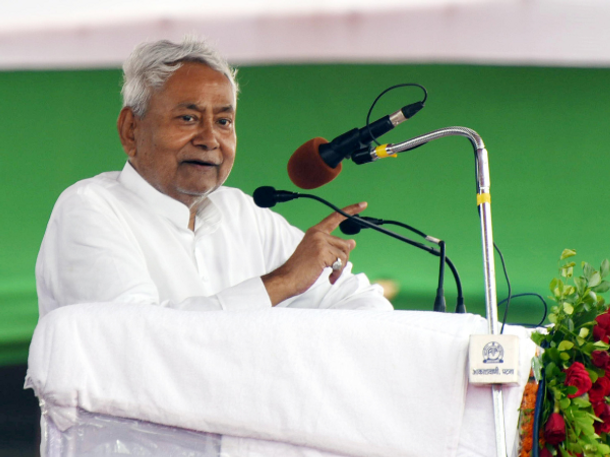 Bihar chief minister Nitish Kumar