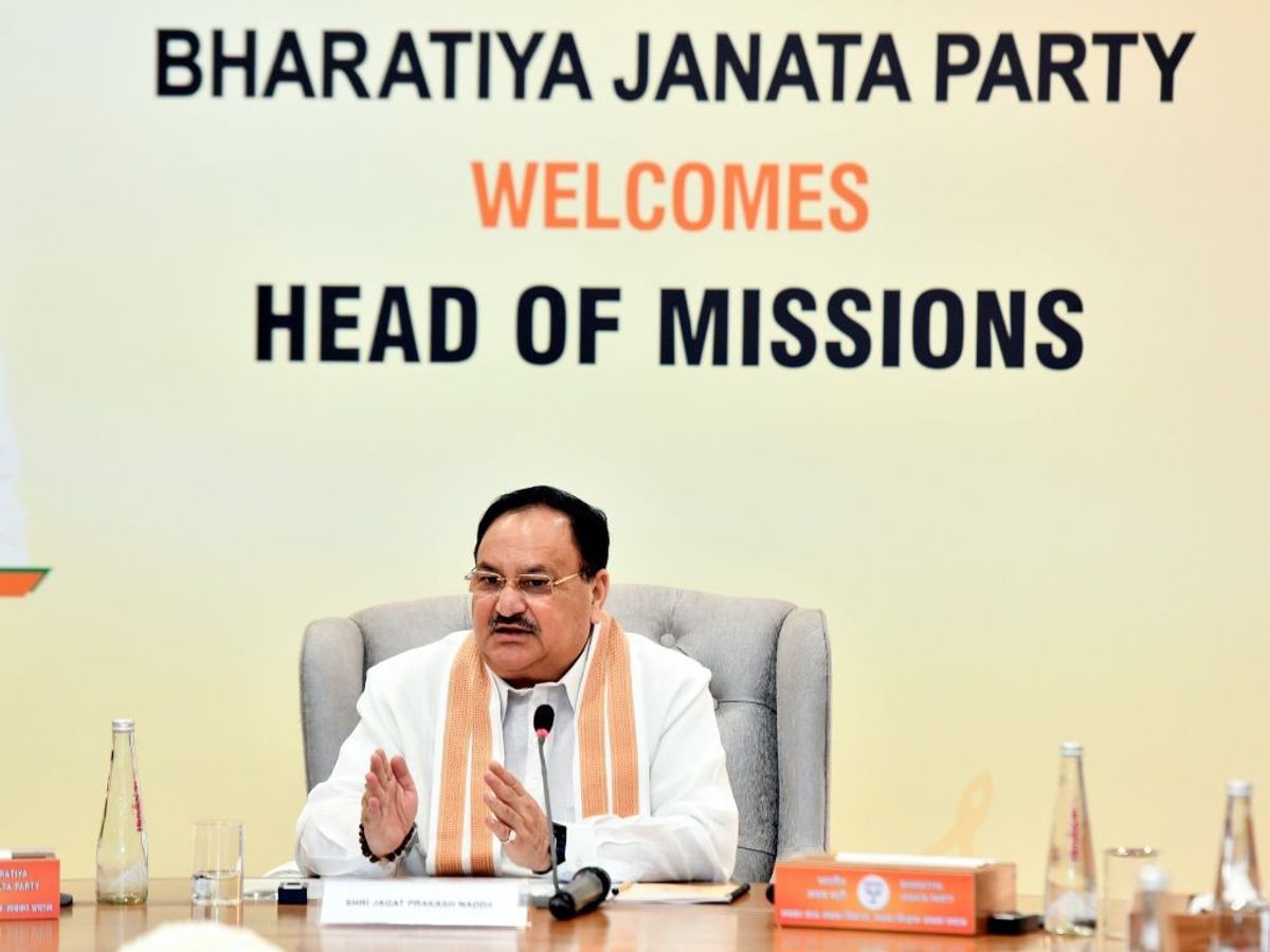 BJP national president JP Nadda
