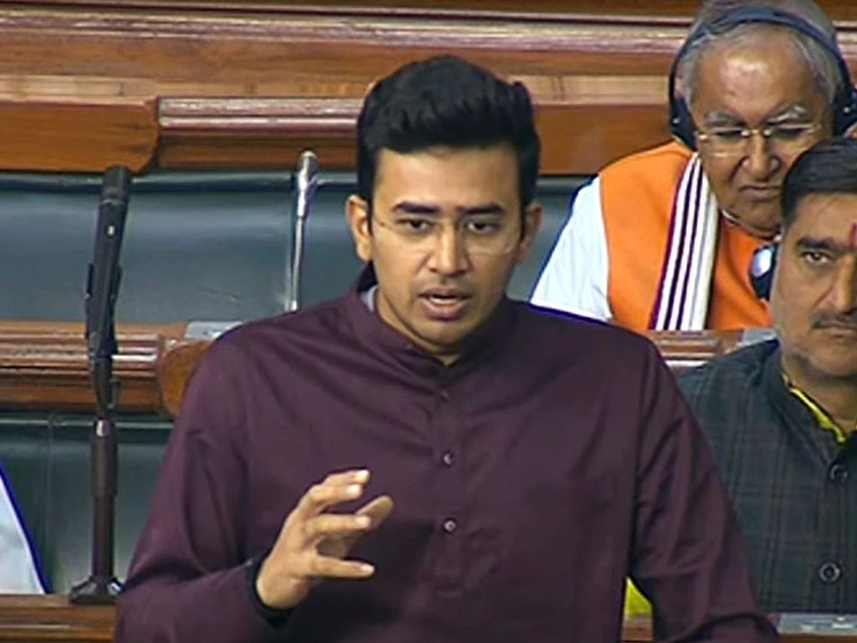 BJP parliamentarian Tejasvi Surya