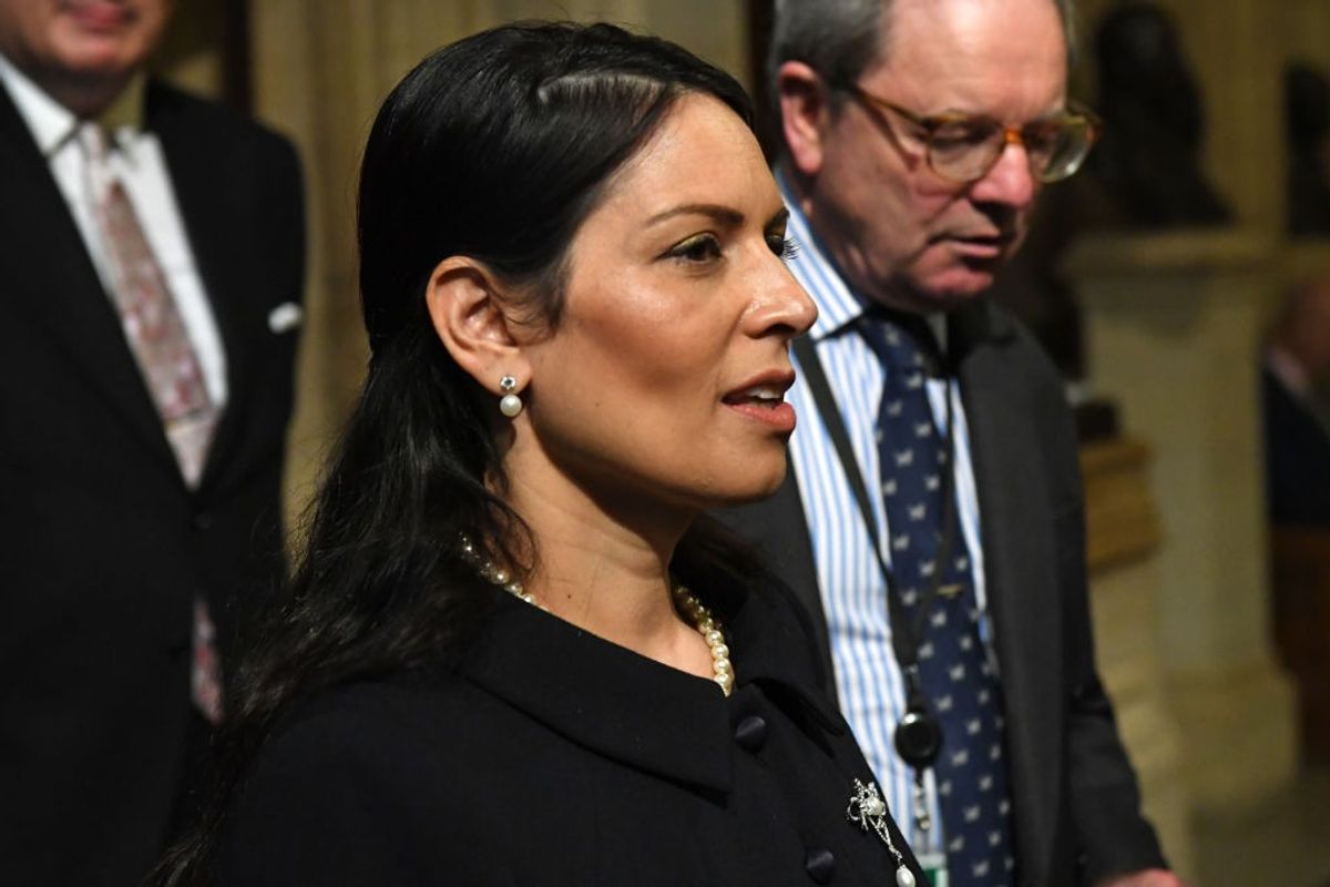 British home secretary Priti Patel