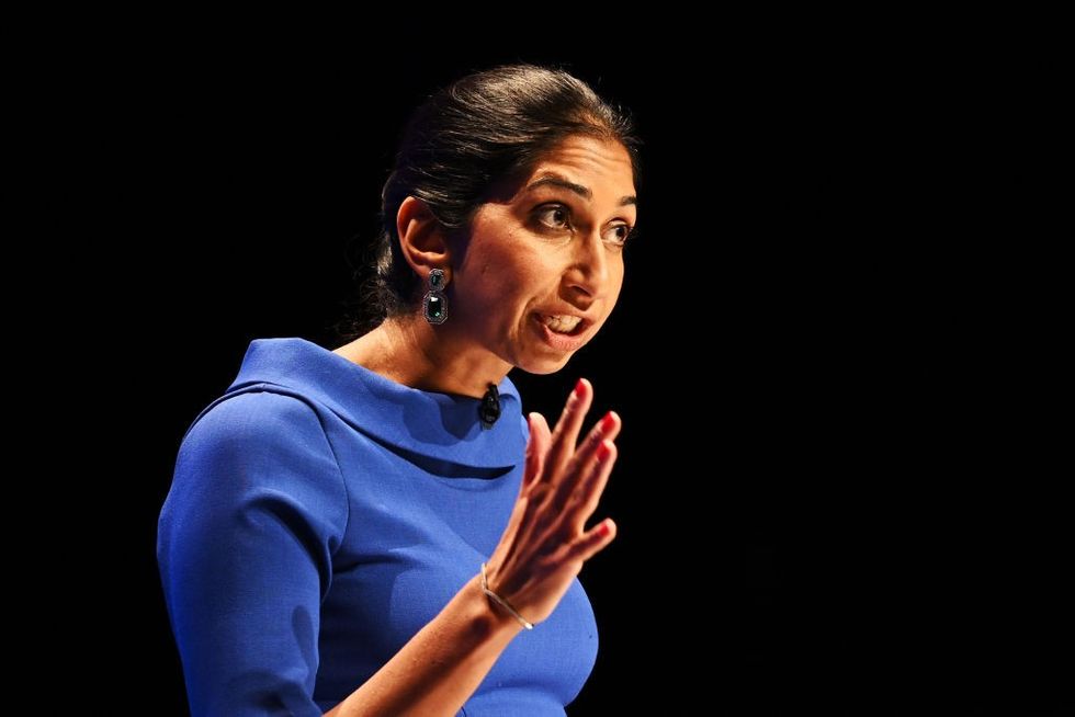 British home secretary Suella Braverman