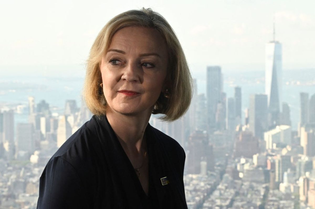 British prime minister Liz Truss