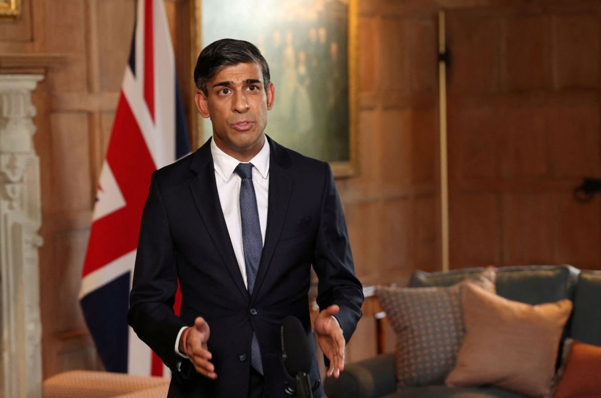 British prime minister Rishi Sunak