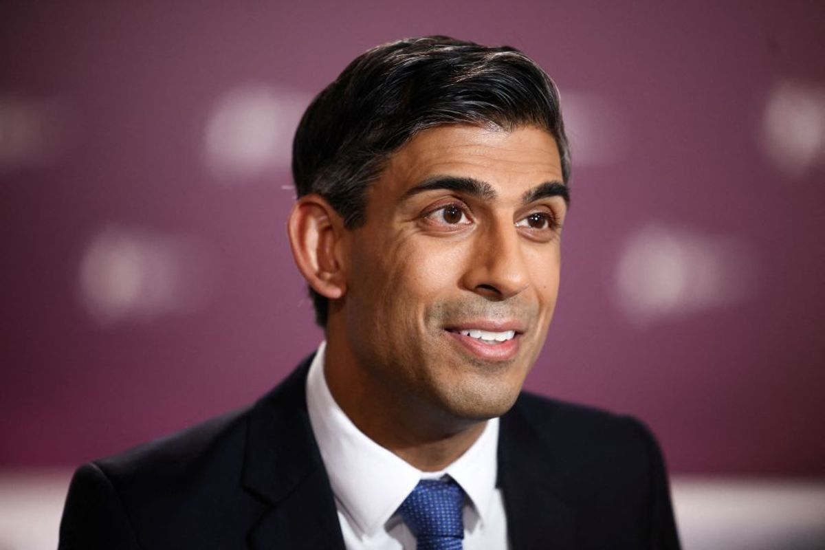 British prime minister Rishi Sunak
