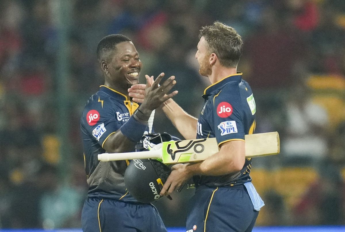 buttler and siraj makes gujarat titans win over RCb